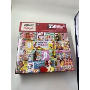 Vintage Kellogg's Pop Art 550 Piece Jigsaw Puzzle - 24"X18" - New Unopened